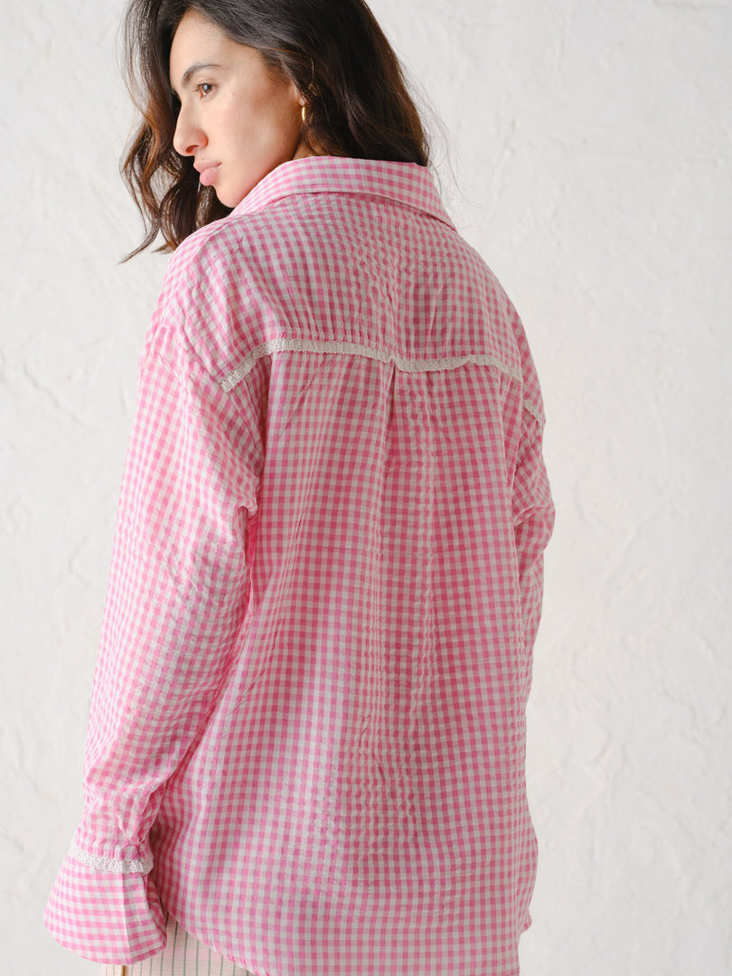 POPPY CHECKS SHIRT