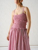 Load image into Gallery viewer, EVELYN CHECKS DRESS