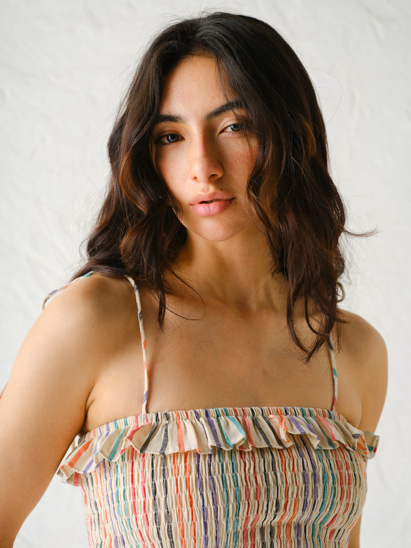 LEILA STRIPE DRESS