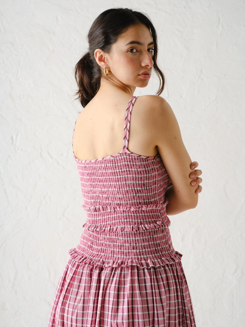 EVELYN CHECKS DRESS