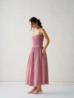 Load image into Gallery viewer, EVELYN CHECKS DRESS