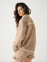 Load image into Gallery viewer, COFFEE CHECKS SHIRT