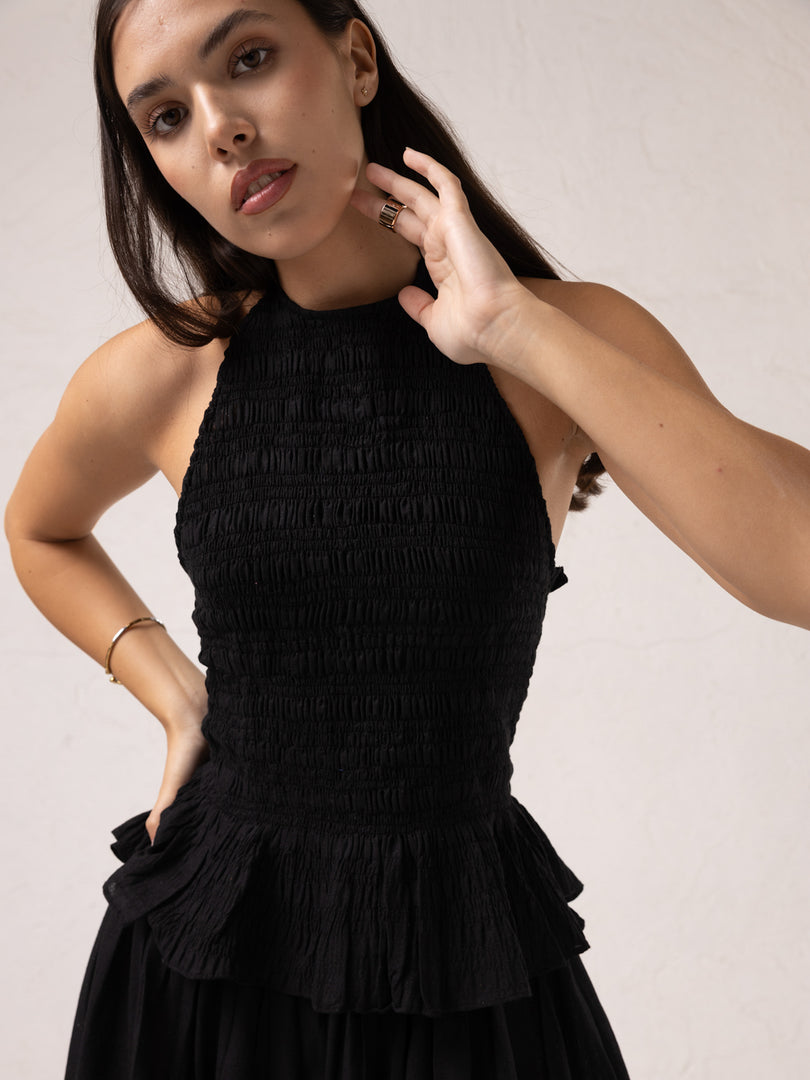 ANGELA SMOCKED SET