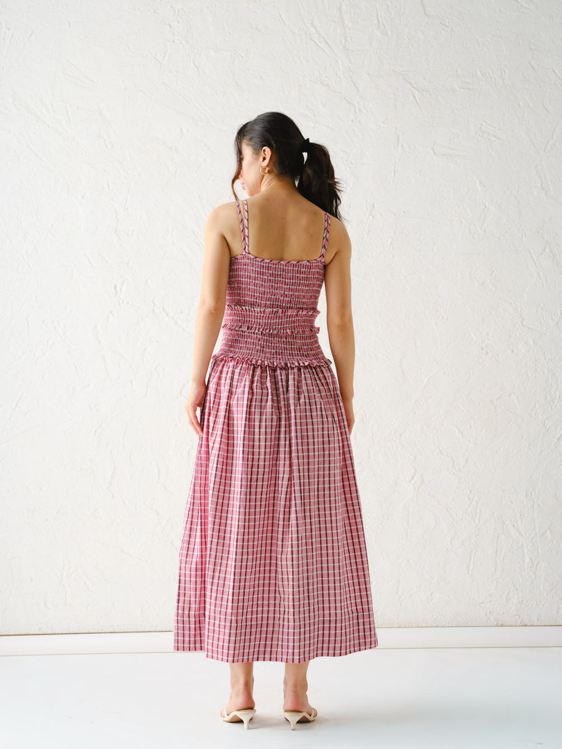 EVELYN CHECKS DRESS