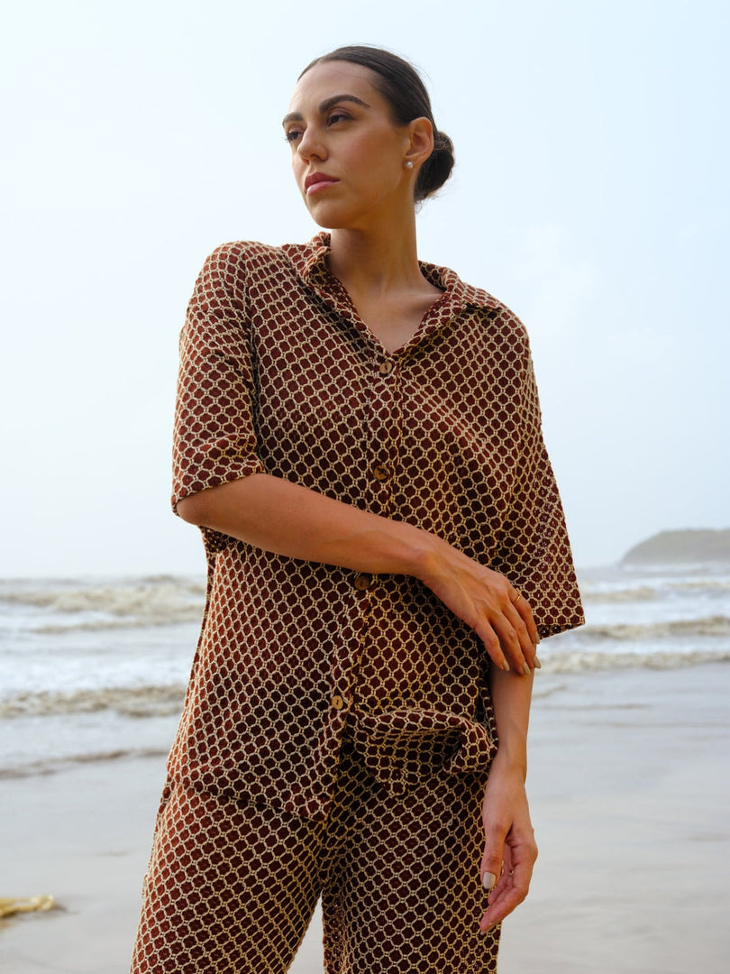 ROBBIE CROCHET SHIRT
