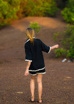 Load image into Gallery viewer, HALEY BLACK RIC RAC SET